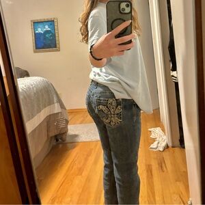 Low rise miss me jeans